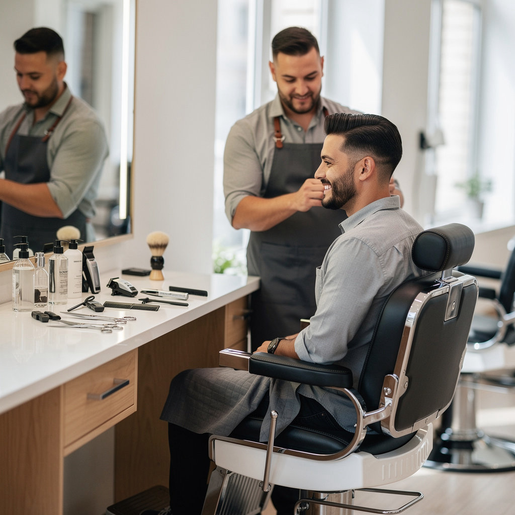 Santa Barbara Barbers professional team providing expert haircuts and traditional grooming services